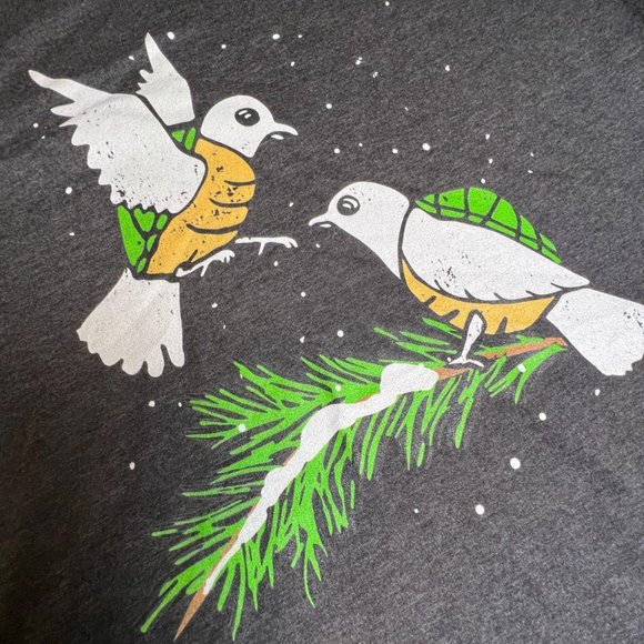 Two Turtle Doves - Unisex T-Shirt - Picture 2 of 3